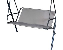 Schommelstoelbekleding - Beschermhoes voor tuinstoelen - Vervanging schommelstoelhoes - Tuinschommelstoelhoes - Bankhoes - Tuinstoelhoezen - Beschermhoes Tuinmeubelen - 600D Oxford stof - grijs - 138x50x50cm - Waterdichte - Duurzaam