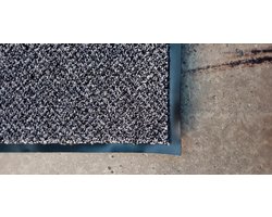 Schoonloopmat / deurmat - 90 x 120 cm - Antraciet