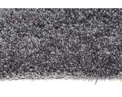 Schoonloopmat - Deurmat - Droogloopmat zwart antraciet 80x90 uitwasbaar antislip