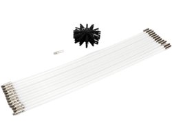 Schoorsteenveegset 6 meter