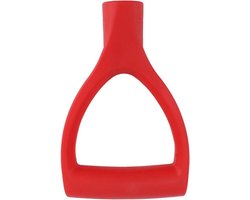 Schop D Grip Handvat Binnendiameter 32mm PVC Spade Sneeuwschuiver - Vervanging Handvat - Tuin Accessoires - Spade Sneeuw Scoop - Graven Harken Tool (Rood) .