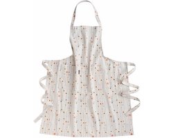 Schort met Decoratieve Print Ecru