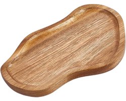 Schotel voor zout- en pepermolens – decoratieve schotel in de vorm van een pinda, te gebruiken als onderzetter voor zout- en pepermolens – schaal voor gebak, koekjes en gedroogd fruit, geschikt voor in de keuken en op tafel