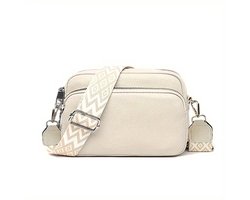 Schoudertas - Crossbody Tas - Crossbodytas - Damestas - Telefoontas - Klein handtas dames - valentijn cadeautje -Wit