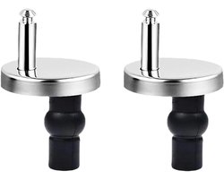 Schroeven en scharnieren set voor wc-bril - Roestvrijstalen bevestiging - Reparatieonderdelen en accessoires