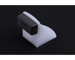 Schuifdeur Stopper Deurstop Kunststof Wit 22x16x24 mm