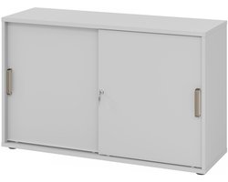 Schuifdeurkast - Grijs - 120 x 40 x 74,8 cm - Beta 1752S
