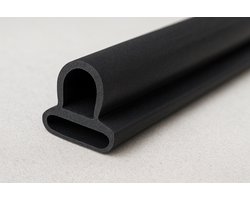 Schuifpui rubber 3.5 x 3.5 voor afdichting schuifdeel