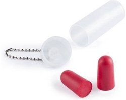 Schuim gehoorbeschermers / oordopjes - rood - gehoorbescherming