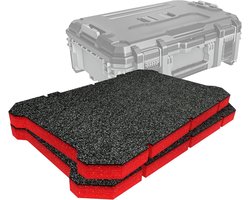 Schuim Inzetstukken - Gereedschap Organizer - Gereedschap Opbergen - Zelf Snijdend Peelbaar - 30mm Dikte - Rood