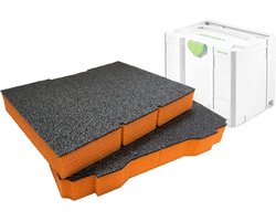 Schuim Inzetstukken - Lade Organizer - Gereedschap Opbergen - Easy Peel Systeem - Pack van 2 - Oranje