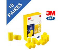 Schuim oordopjes 3M EAR Klassiek, 10 Paar