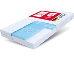 Schuimmatras - Matras Comfortmatras - Slaapkamer Meubels - 7 Zones Profilering - 90 x 200 cm - Wit
