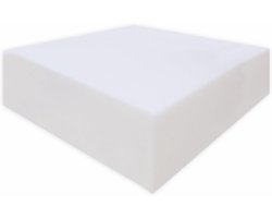 Schuimrubber Plaat - Vullingsschuim - Meubelstoffering - Oeko-Tex Gecertificeerd - 100x200cm - Wit