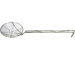 Schuimspaan/frietschep wire l50xd12cm