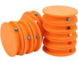 Schuimspoelen 68 mm - EVA-schuim - 10 stuks - ideaal voor het organiseren van vislijnen - m-winkel