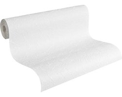 SCHUIMVINYL BEHANG | Basic - wit - A.S. Création Simply White 18