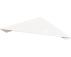 Schulte doucheplanchet - gemakkelijk te lijmen doucherek - eenvoudig zonder te boren - 23x23x3.5 cm - kleur wit - hangend badkamerschapje D1854 70