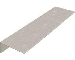 Schulte doucheplanchet - gemakkelijk te lijmen doucherek - eenvoudig zonder te boren - 33x9.5x3.5 cm - roestvrij staal look, hangend badkamerschapje D1852 90