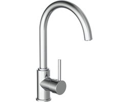SCHÜTTE CASALLA Design Keukenkraan Voor Waterverwarmer - Met Vrije Uitloop - Mengkraan - Lage Druk - Hoge, Draaibare Uitloop - Zijdelingse Greep - Chroom