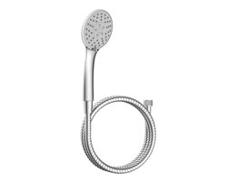 SCHÜTTE Napoli Badset inclusief Handdouche en Slang - Ø 6,5 cm - 3 standen - 150 cm Slang - Chroom