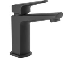 SCHÜTTE Raven Wastafelkraan - Mengkraan - met Waste - Zwart Mat