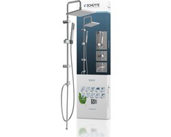 SCHÜTTE TOKYO Douchesysteem - Regendouche - 99 cm Stang - Chroom