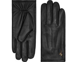 Schwartz & von Halen Handschoenen Heren - Jake (zwart) - Leer - 100% schapenleer (nappa) - Ultra Warm Fleece - Zwart - 10 / XL