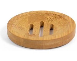 Scoby - Houten Zeephouder - Bamboe Zeepbakje - Zeepplankje & Gastenzeep Houder - Soap Dish - Rond