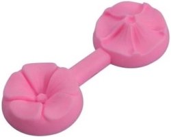 Scoby - Taartdecoratie Mal - Bloemvormige Siliconen Vorm - Cupcake Decor - Mould - Roze