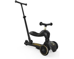 Scoot and Ride Highwaykick 1 Push & Go - Black/Gold - Limited Edition