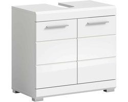 Scout wastafelmeubel wit hoogglans MDF TZ wit NB - 34x60x56cm