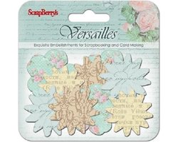 Scrapberry's: Versailles printed paper flowers