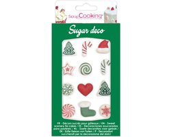 Scrapcooking - Suikerdecoraties - XMas - Set/12