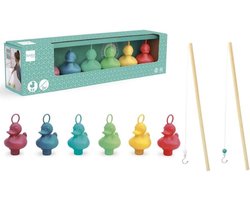 Scratch Active Play: KERMISEENDEN-SET 'KORAALRIF' met 6 eendjes & 2 hengels, in doos 50x9x12cm, de kleurencombinatie kan wijzigen, 3+