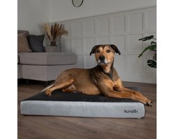 Scruffs ArmourDillo Orthopedisch Hondenkussen - Slijtvast - Waterproof - Maat L of XL - Kleur: Grijs, Maat: Extra Large