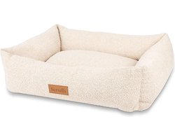 Scruffs Boucle Box Bed - Comfortabele hondenmand - Kleur: Ivory, Maat: Medium
