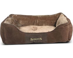Scruffs Chester Box Bed - M - Chocolade Bruin