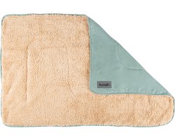 Scruffs Cosy - Zachte hondendeken - Tweezijdig te gebruiken met heerlijk zachte binnenvoering - 110 x 75cm - Sage Green