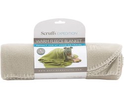 Scruffs Expedition Fleece Pet Blanket – Zachte hondendeken voor in huis of onderweg - Kleur: Grijs, Maat: Large
