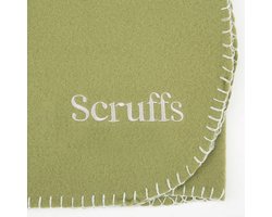 Scruffs Expedition Fleece Pet Blanket – Zachte hondendeken voor in huis of onderweg - Kleur: Groen, Maat: Large