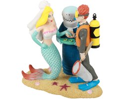 Scuba Wedding 12x10,5x12cm Meerkleurig