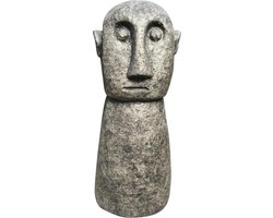 sculptuur creastone man hoog 31 cm beton kleur bruin decoratief