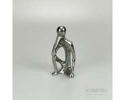 Sculptuur ''De Denker'' - Beeld denker - Denker van Rodin - Creatieve geest - relatiegeschenk - wijsheid - Ambachtelijk en handgemaakt