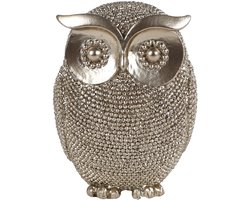Sculptuur uil glitter goud / Deco & Cadeau by Peters