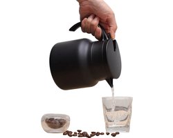 S&E Roestvrijstalen Dubbelwandige Theepot – Geïsoleerd – 800 ml – Warmhoudend