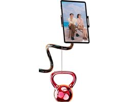 S&E Stijlvolle en Flexibele Spiraalvormige Telefoonhouder voor Bureaus en Nachtkastjes