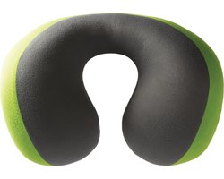 Sea to Summit Aeros Pillow Premium Traveller Kampeerkussen - Opblaasbaar Nekkussen - Groen