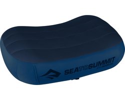Sea to Summit Aeros Premium - Opblaasbaar Hoofdkussen - Large Navy Blue