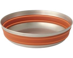 Sea To Summit Detour L Stainless Steel Opvouwbare Kom Oranje